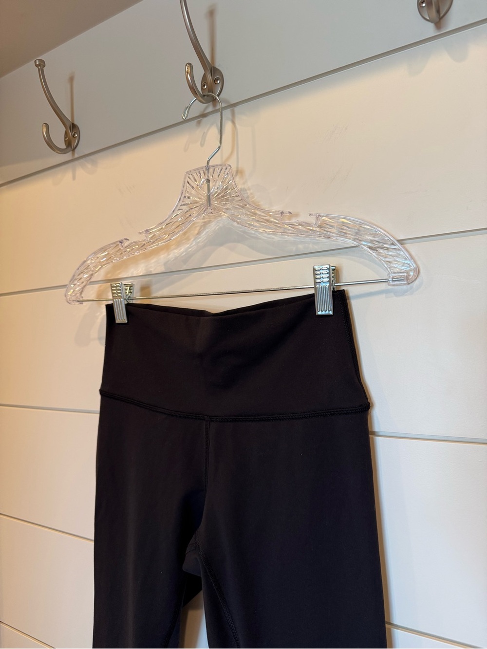 Lululemon Black Wunder Under Crop (Hi-Rise) *Full-On Luon 21" Leggings - Picture 5 of 8